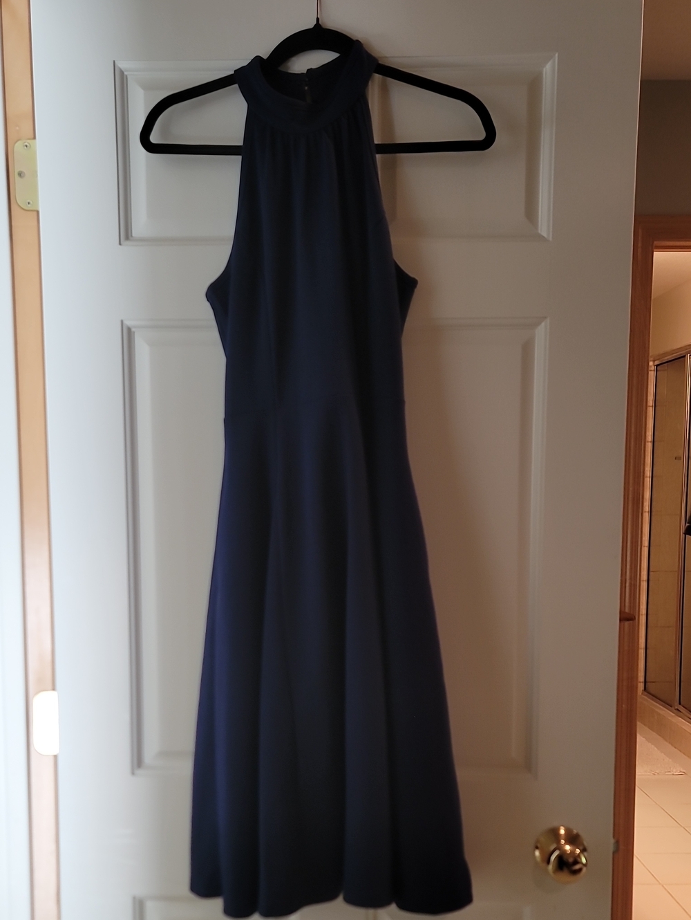 High-Neck Navy Women’s Dress WORN ONCE